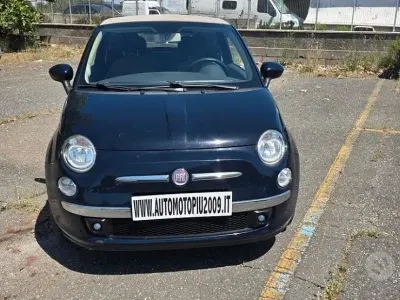 Usata Fiat 500C Lounge 69 CV (50 kW) 2011 Bluazzurro Cabrio