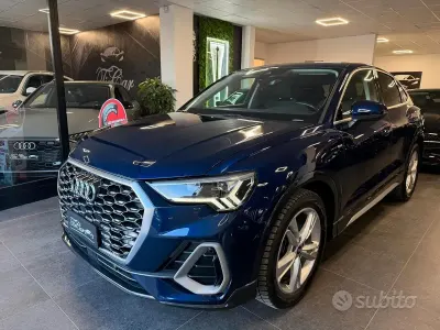 Usata Audi Q3 Sportback S-Line 150 CV (110 kW) 2022 Blu/azzurro SUV