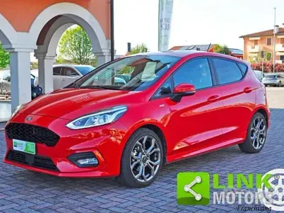 Usata Ford Fiesta ST-Line 86 CV (63 kW) 2019 Rosso Utilitaria