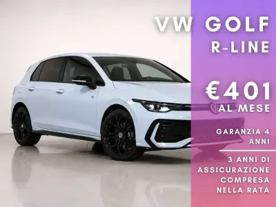 Nuova VW Golf VIII IQ Drive 150 CV (110 kW) 2026 Blu  crystal ice blue Berlina