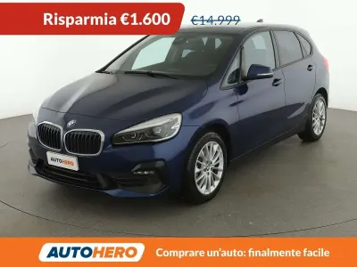 Usata BMW 218 Active Tourer 150 CV (110 kW) 2019 Blu/azzurro Monovolume