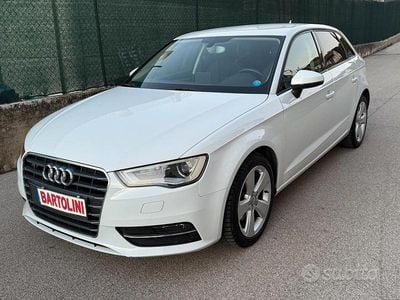 Usata Audi A3 Ambition 110 CV (80 kW) 2014 Bianco Berlina