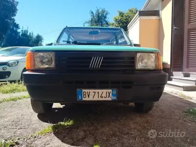 Begagnad Fiat Panda Young 39 HK (28 kW) 2001 Grön Halvkombi