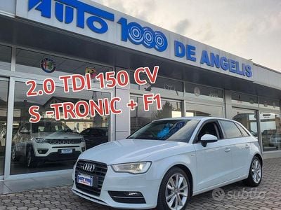 Usata Audi A3 S-Line 150 CV (110 kW) 2014 Bianco Berlina