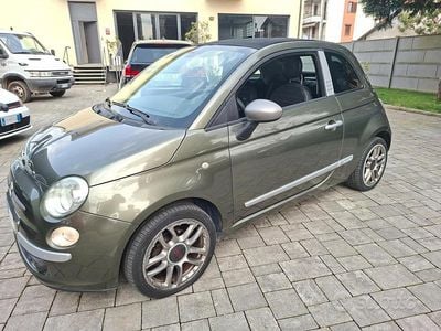 Usata Fiat 500C Lounge 69 CV (50 kW) 2010 Grigio Cabrio