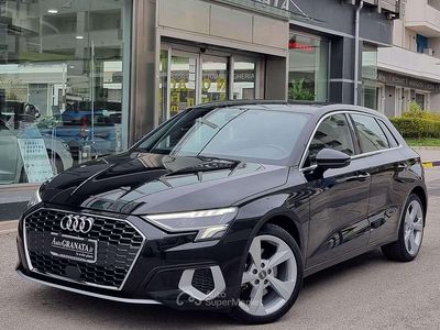 Usata Audi A3 Advanced 150 CV (110 kW) 2020 Nero Berlina
