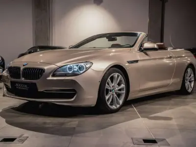 Usata BMW 640 Cabriolet 320 CV (235 kW) 2013 Argento Cabrio