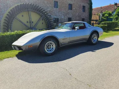 Usata Corvette C3 200 CV (147 kW) 1978 Argento Cabrio