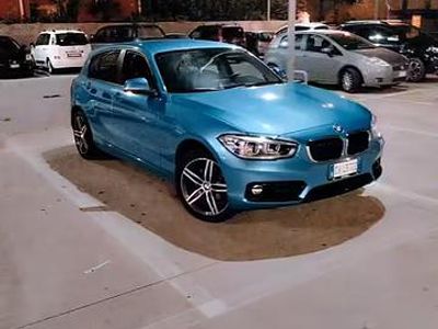 Usata BMW 114 Sport Line 2021 Blu Utilitaria