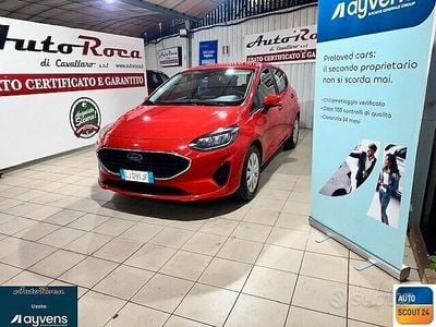 Usata Ford Fiesta 75 CV (55 kW) 2022 Rosso Utilitaria
