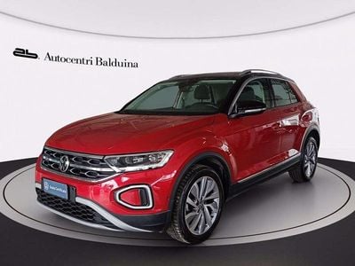 Usata VW T-Roc Style 150 CV (110 kW) 2022 Rosso met tetto nero SUV