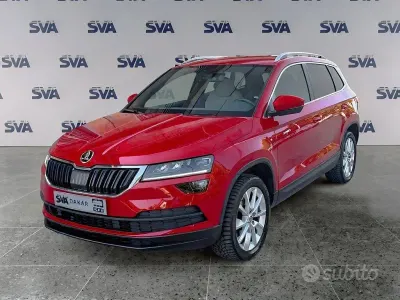 Usata Skoda Karoq Style 150 CV (110 kW) 2018 Rosso SUV