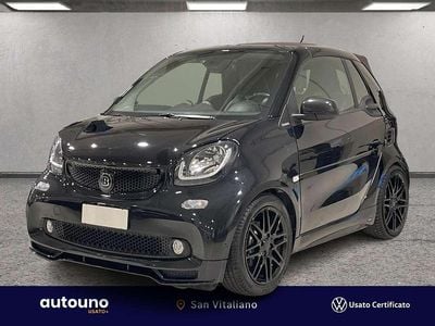 Usata Smart ForTwo Cabrio Brabus 125 CV (91 kW) 2018 Nero Cabrio