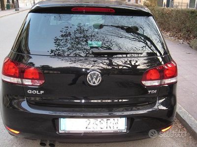 Usata VW Golf VI Highline 110 CV (80 kW) 2009 Nero Utilitaria