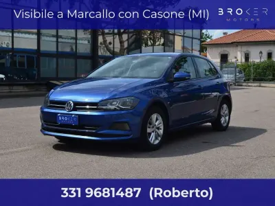 Usata VW Polo Comfortline 95 CV (69 kW) 2018 Blu/azzurro Utilitaria