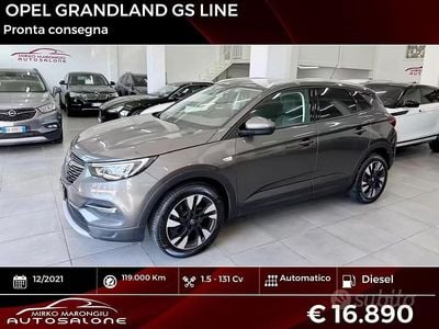 Usata Opel Grandland X GS Line 131 CV (96 kW) 2021 Grigio SUV