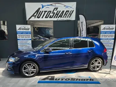 Usata VW Golf VII R-line 116 CV (85 kW) 2018 Blu Berlina