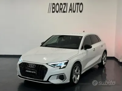 Usata Audi A3 Advanced 116 CV (85 kW) 2020 Bianco Berlina