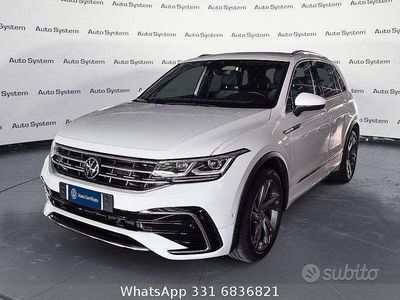 Usata VW Tiguan R-line 150 CV (110 kW) 2023 Bianco SUV