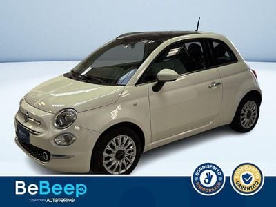 Begagnad Fiat 500 Lounge 69 HK (50 kW) 2017 Vit Sedan