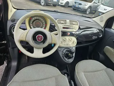 Usata Fiat 500 Lounge 69 CV (50 kW) 2010 Nero Utilitaria