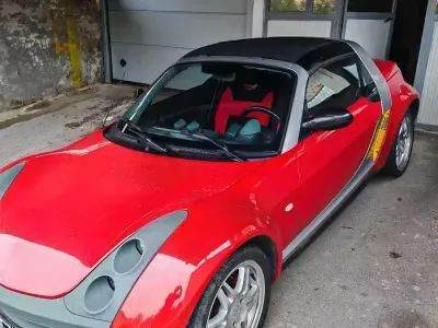 Usata Smart Roadster 82 CV (60 kW) 2003 Rosso Cabrio