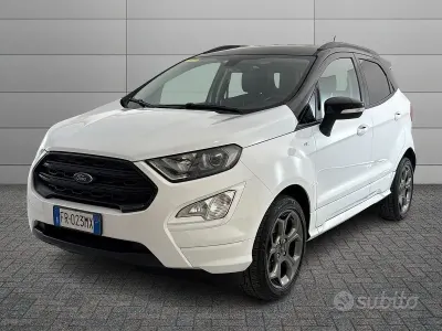 Usata Ford Ecosport ST-Line 99 CV (72 kW) 2018 Bianco SUV