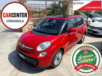 Usata Fiat 500L Lounge 105 CV (77 kW) 2014 Rosso Monovolume