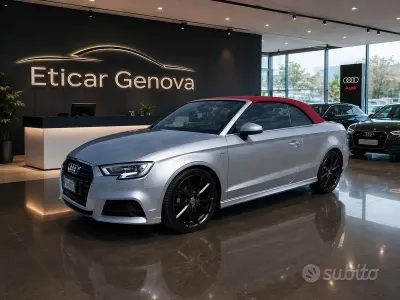 Usata Audi A3 Cabriolet S-Line 150 CV (110 kW) 2016 Grigio Cabrio