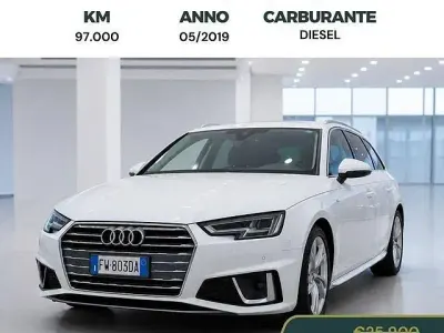 Usata Audi A4 S-Line 190 CV (139 kW) 2019 Bianco Station wagon