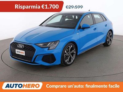Usata Audi A3 S-Line 150 CV (110 kW) 2022 Blu/azzurro Berlina