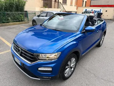Usata VW T-Roc Cabriolet Style 149 CV (109 kW) 2021 Blu Cabrio
