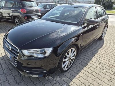 Usata Audi A3 S-Line 184 CV (135 kW) 2013 Nero Berlina