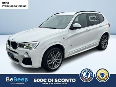 Usata BMW X3 M Sport 190 CV (139 kW) 2017 Bianco pastello SUV