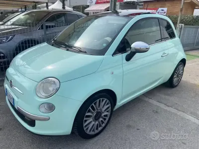 Usata Fiat 500 69 CV (50 kW) 2015 Blu Berlina