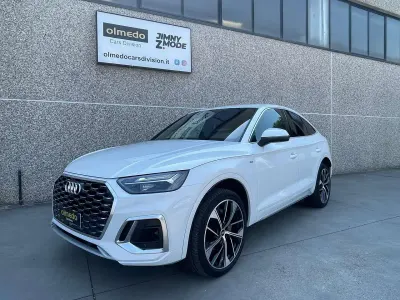 Usata Audi Q5 Sportback S-line plus 204 CV (150 kW) 2022 Bianco ghiaccio metallizzato SUV