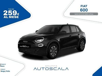 Nuova Fiat 600 La Prima 101 CV (74 kW) 2026 Nero SUV