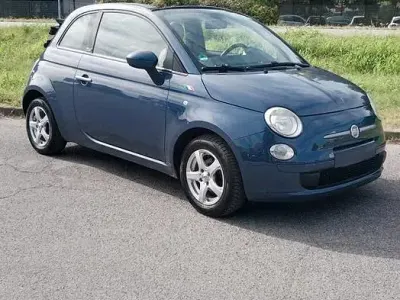 Usata Fiat 500C Lounge 86 CV (63 kW) 2012 Blu Cabrio