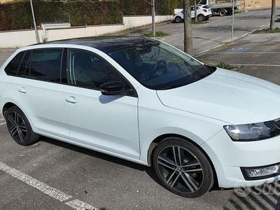 Usata Skoda Rapid Ambition 90 CV (66 kW) 2017 Bianco Utilitaria