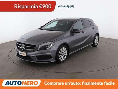 Usata Mercedes A200 Premium 136 CV (100 kW) 2015 Grigio Berlina