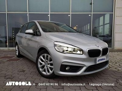 Usata BMW 216 Active Tourer Advantage 116 CV (85 kW) 2016 Argento Monovolume