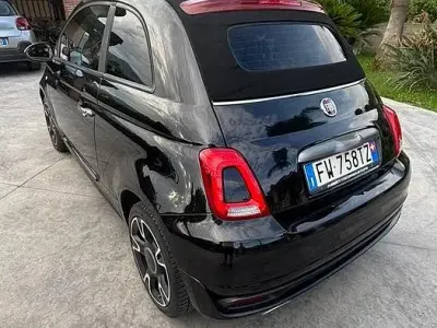 Usata Fiat 500 69 CV (50 kW) 2019 Nero Cabrio