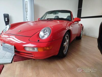 Usata Porsche 993 272 CV (200 kW) 1994 Rosso Cabrio
