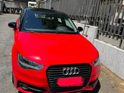 Usata Audi A1 S-Line 90 CV (66 kW) 2014 Rosso Utilitaria
