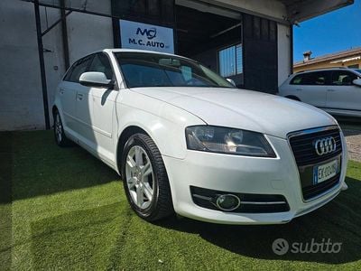 Usata Audi A3 90 CV (66 kW) 2012 Bianco Utilitaria