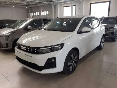 Nieuw Dacia Sandero Expression 120 PK (88 kW) 2026 Wit Sedan