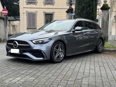 Usata Mercedes C220 Premium Plus 200 CV (147 kW) 2022 Grigio scuro Station wagon