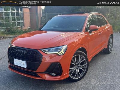 Usata Audi Q3 S-Line 190 CV (139 kW) 2019 Arancione SUV