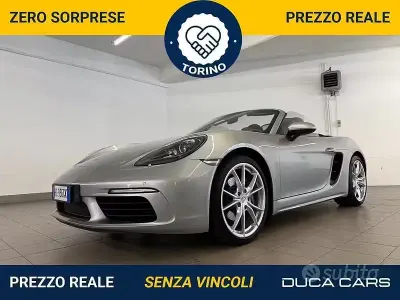 Usata Porsche 718 Boxster 300 CV (220 kW) 2017 Grigio Cabrio