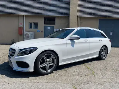Usata Mercedes C220 Premium 170 CV (125 kW) 2015 Bianco Station wagon